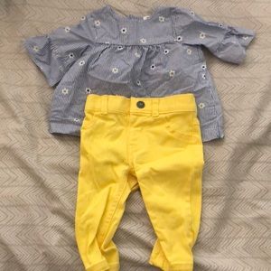 Carters daisy springtime outfit 3mo